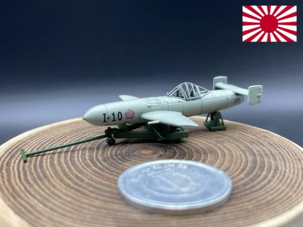 HINODE 1/144レジンキット 未塗装 WW2 日本海軍 桜花 (航空機) 11型 デカール&兵士フィギュア付き　ウイングキットコレクション - 画像 (4)