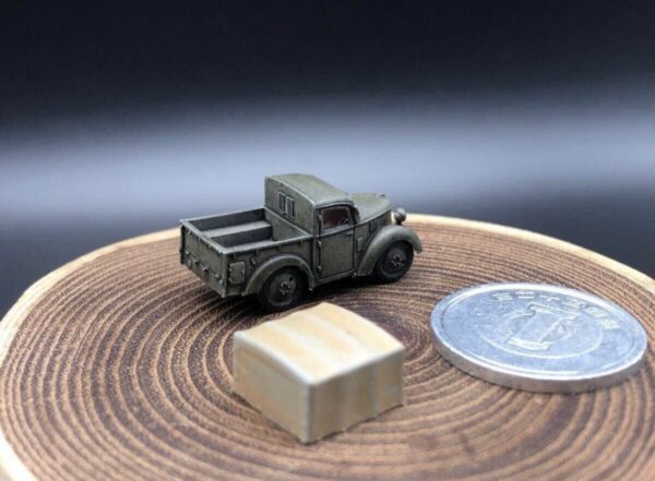 HINODE 1/144レジンキット　未塗装　WW2日本陸軍　九五式小型貨物自動車 - 画像 (7)