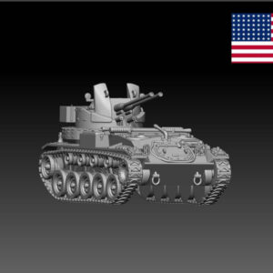 HINODE 1/144 レジンキット 未塗装 WW2 アメリカ軍 M19 対空自走砲