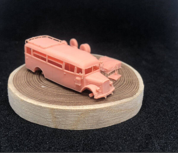 HINODE 1/144 レジンキット 未塗装 WW2 ドイツ軍 オペルブリッツ 3.6-47 オムニバス - 画像 (8)