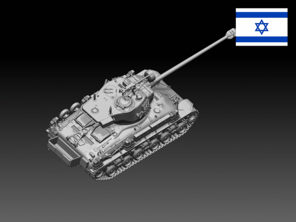 HINODE 1/144 レジンキット 未塗装 イスラエル軍 スーパーシャーマン - 画像 (2)