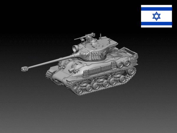 HINODE 1/144 レジンキット 未塗装 イスラエル軍 スーパーシャーマン - 画像 (3)
