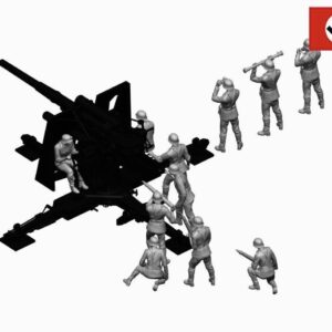 HINODE 1/144 レジンキット 未塗装 WW2 ドイツ軍兵士フィギュア11体
