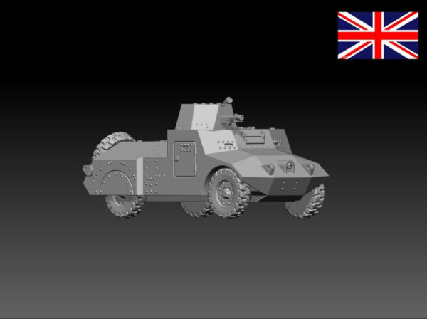 HINODE 1/144レジンキット 未塗装 WW2 イギリス軍 モーリス軽偵察車