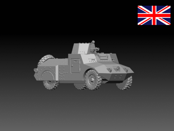 HINODE 1/144レジンキット 未塗装 WW2 イギリス軍 モーリス軽偵察車