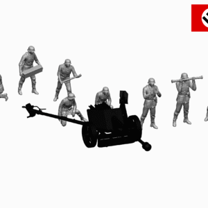 HINODE 1/144 レジンキット  未組立 未塗装 WW2ドイツ軍兵士フィギュア（8体セット）