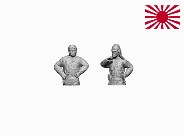 HINODE　1/144レジンキット 未塗装 WW2　日本海軍 九七式 中戦車体 短十二糎自走砲 vol.2 戦車兵2体付 - 画像 (5)