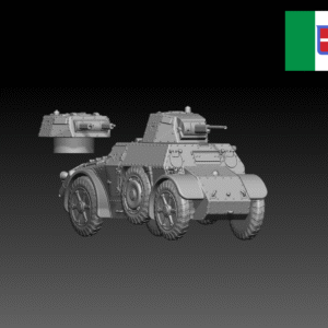 HINODE 1/144 レジンキット 未塗装 WW2 イタリア軍 AB40/AB41 装甲車