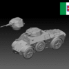 HINODE 1/144 レジンキット 未塗装 WW2 イタリア軍 AB40/AB41 装甲車 - 画像 (3)