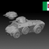 HINODE 1/144 レジンキット 未塗装 WW2 イタリア軍 AB40/AB41 装甲車 - 画像 (4)