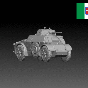 HINODE 1/144 レジンキット 未塗装 WW2 イタリア軍 AB43 装甲車