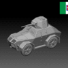 HINODE 1/144 レジンキット 未塗装 WW2 イタリア軍 ヴィベルティ AS43 装甲車 - 画像 (2)