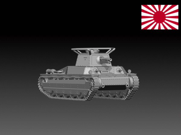 HINODE 1/144 レジンキット 未塗装 WW2 日本陸軍 愛 九六式重戦車 Ai-96 後期型
