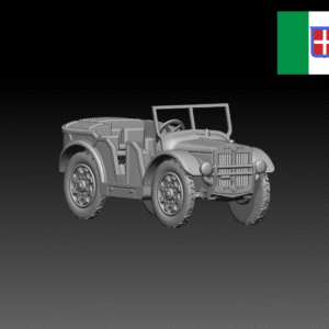 HINODE 1/144 レジンキット　未塗装　WW2 イタリア軍 TL.37小型乗用車