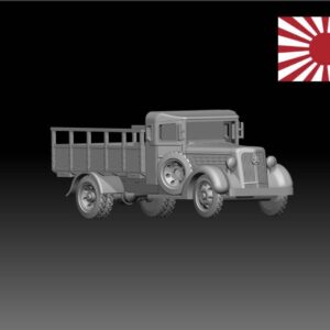HINODE 1/144 レジンキット　未塗装 WW2日本陸軍 九七式自動貨車　トラック　軍用車両　B