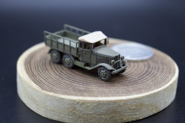 HINODE 1/144 レジンキット　未塗装 WW2日本陸軍 九七式自動貨車　トラック　軍用車両　B - 画像 (7)