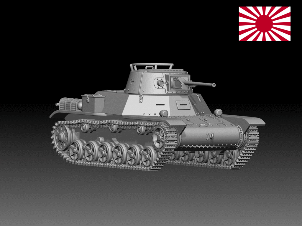 HINODE 1/144レジンキット未塗装 WW2 日本陸軍 二式軽戦車 ケト