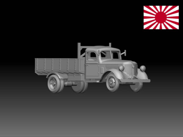 HINODE 1/144レジンキット 未塗装 WW2 日本陸軍 　　日産180型トラック