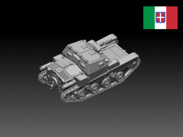 HINODE 1/144レジンキット 未塗装 WW2 イタリア軍 CV38 軽戦車 - 画像 (3)