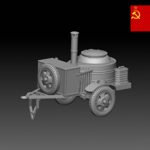 HINODE 1/144 レジンキット 未塗装 WW2 ソ連軍 フィールドキッチン
