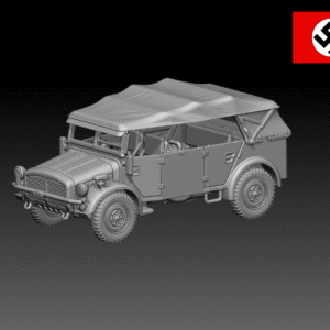 HINODE 1/144レジンキット 未塗装 WW2 ドイツ軍 ホルヒ 108 タイプ40 重統制型軍用車 A