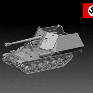 HINODE 1/144レジンキット 未塗装 WW2 ドイツ軍 マルダーI 対戦車自走砲