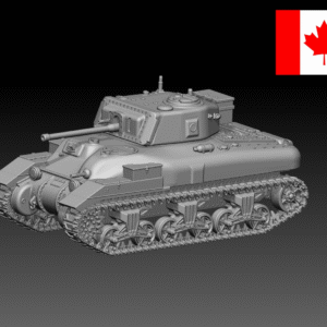 HINODE 1/144レジンキット 未塗装 WW2 カナダ軍 ラム巡航戦車 Ram Mk.II