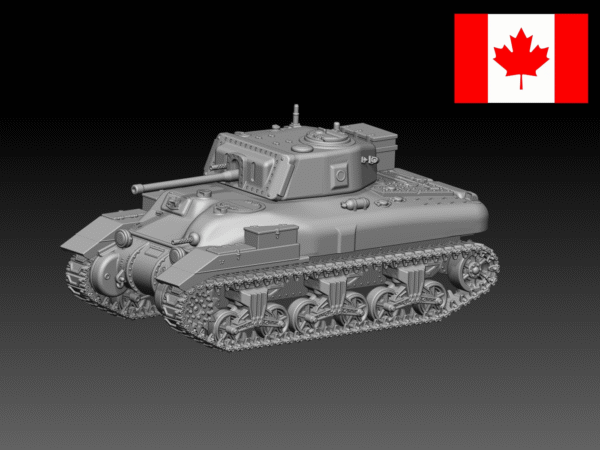 HINODE 1/144レジンキット 未塗装 WW2 カナダ軍 ラム巡航戦車 Ram Mk.II