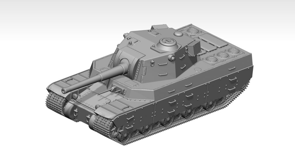 HINODE 1/144 高精細レジンキット 未塗装 WW2 日本陸軍 四式重戦車 Type 4 Heavy(十五糎45口径)