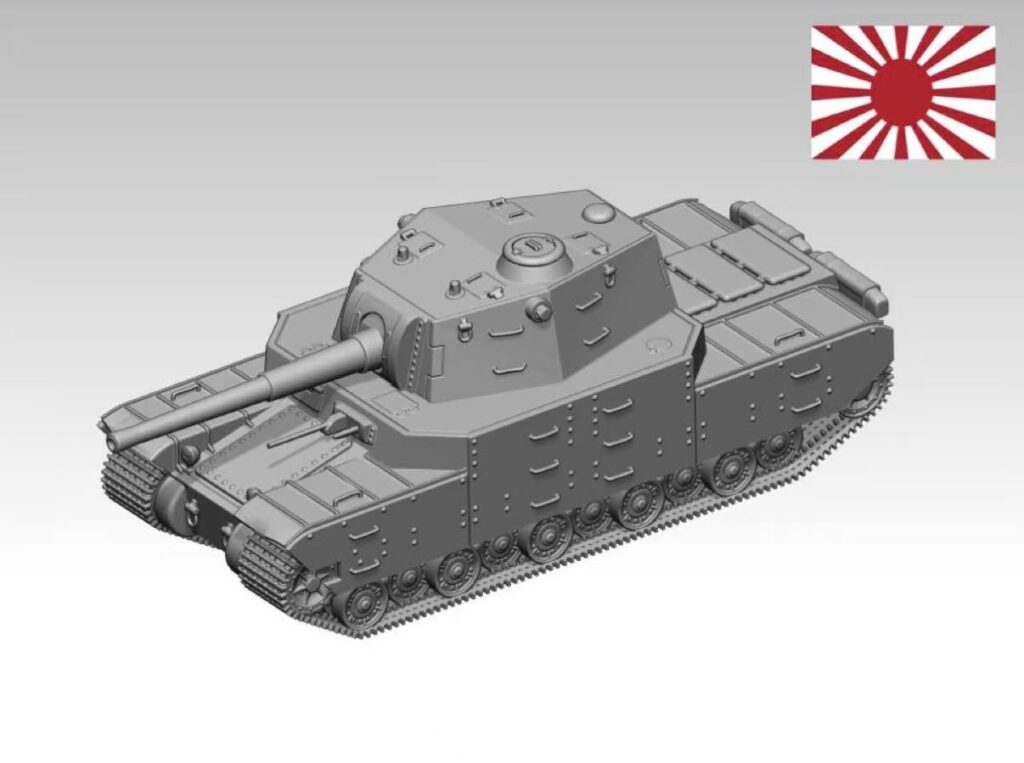 HINODE 1/144 高精細レジンキット 未塗装 WW2 日本陸軍 五式重戦車 Type 5 Heavy