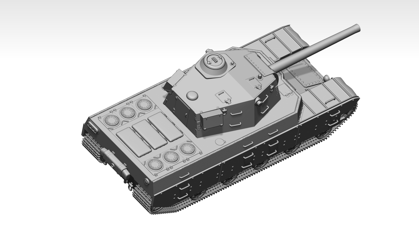 HINODE 1/144 高精細レジンキット 未塗装 WW2 日本陸軍 四式重戦車 Type 4 Heavy(十四糎50口径) - 画像 (4)