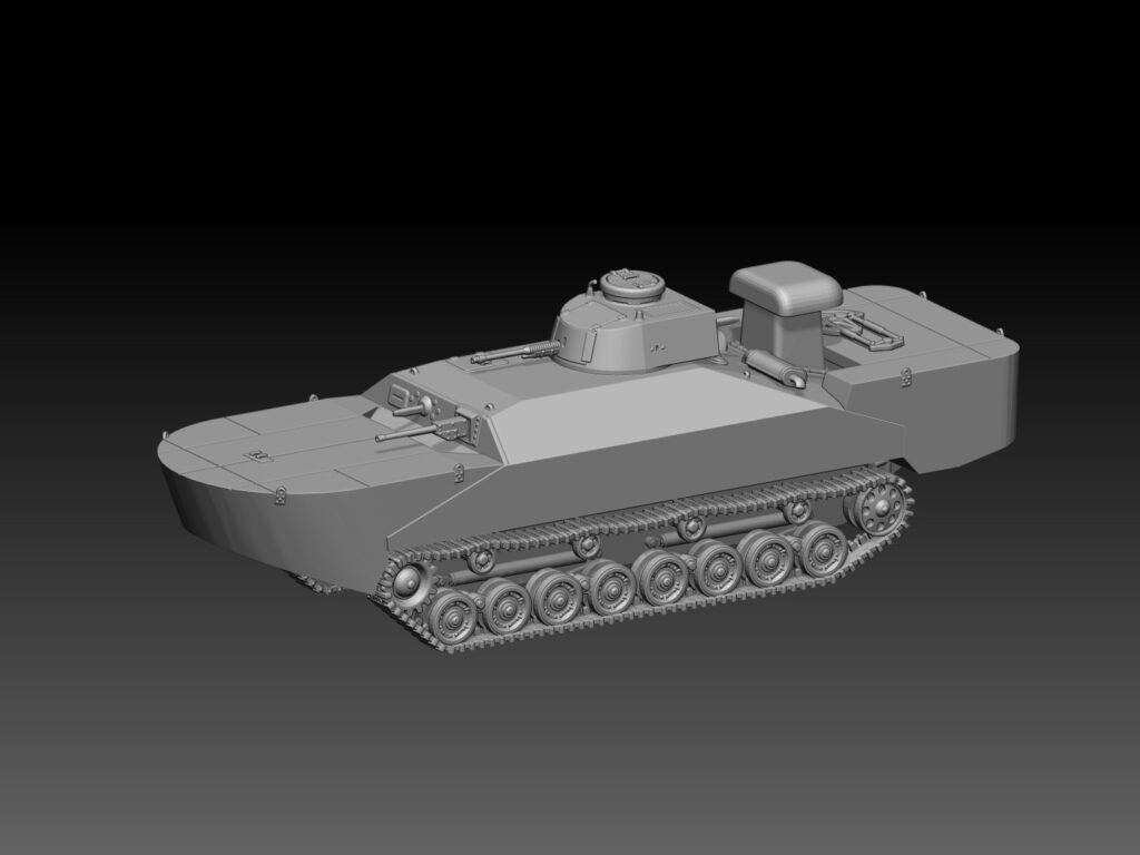 HINODE 1/144 レジンキット 未塗装 WW2 日本海軍 特五式内火艇 トク