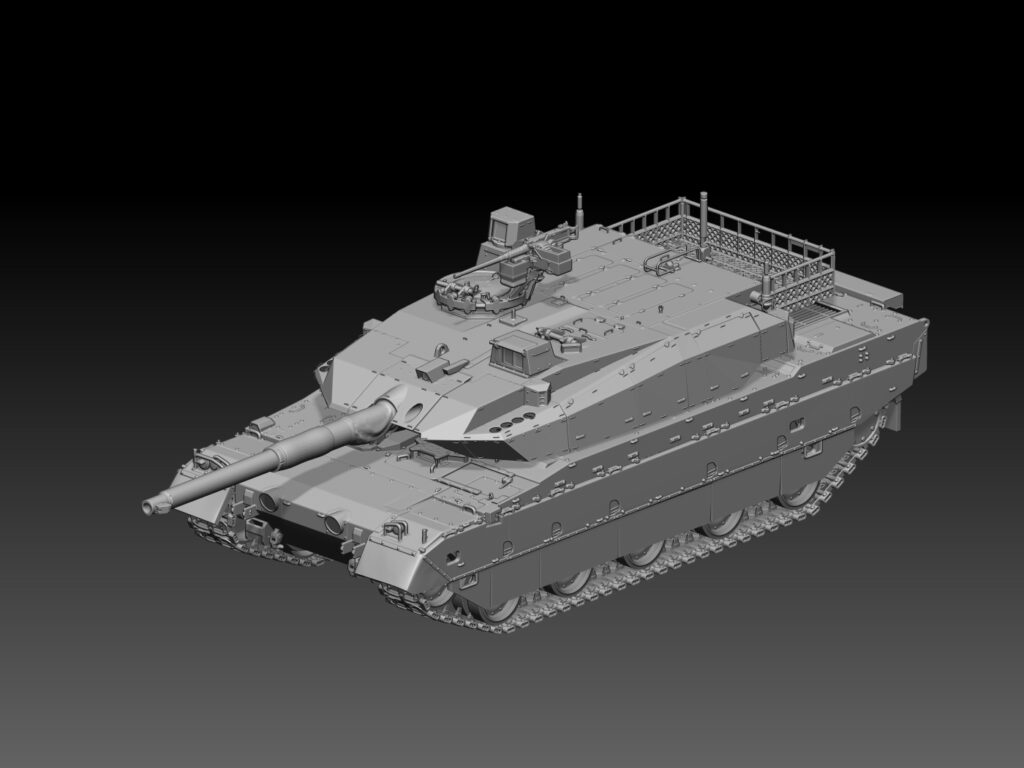 HINODE 1/144 高精細レジンキット 未塗装 陸上自衛隊 TK-X後期試作車 10式戦車開発車両