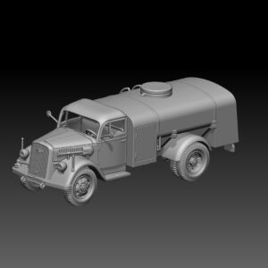HINODE 1/144 レジンキット 未塗装 WW2 ドイツ軍 オペル ブリッツ 給油車 タンクローリー