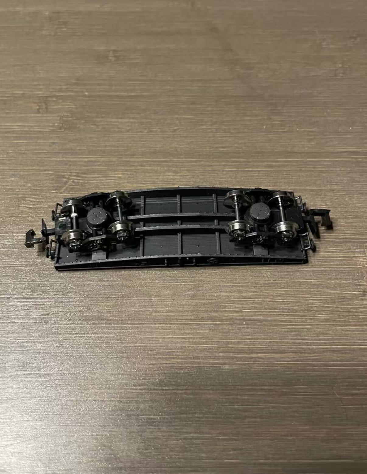 HINODE Nゲージ 1/150 WWII ドイツ軍 SSy 重平貨車 レジンキット 未塗装 Tomix台車対応 改造ベース - 画像 (7)