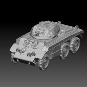 HINODE 1/144 WW2 イギリス軍 T17 ディアハウンド 装甲車