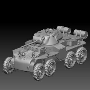 HINODE 1/144 WW2 イギリス軍 T18E2 ボアハウンド 装甲車