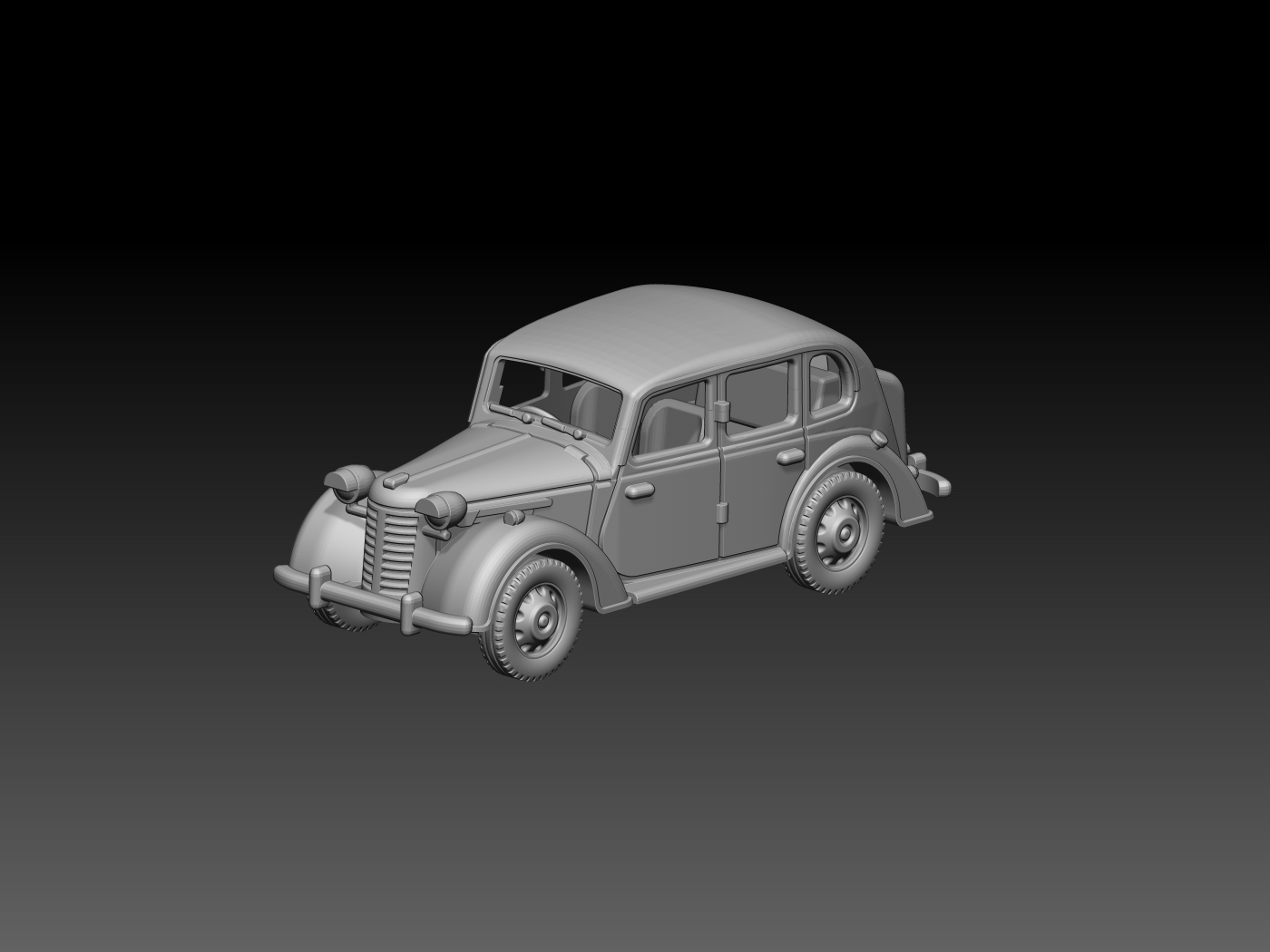 HINODE 1/144 レジンキット 未塗装 WW2 イギリス軍 オースチン 10HP 軍用車両