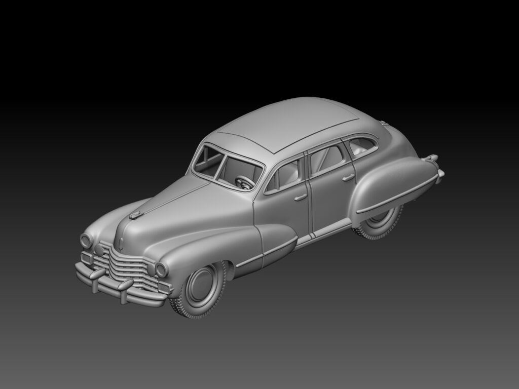 HINODE 1/144 レジンキット 未塗装 WW2 アメリカ軍 キャデラック 参謀車