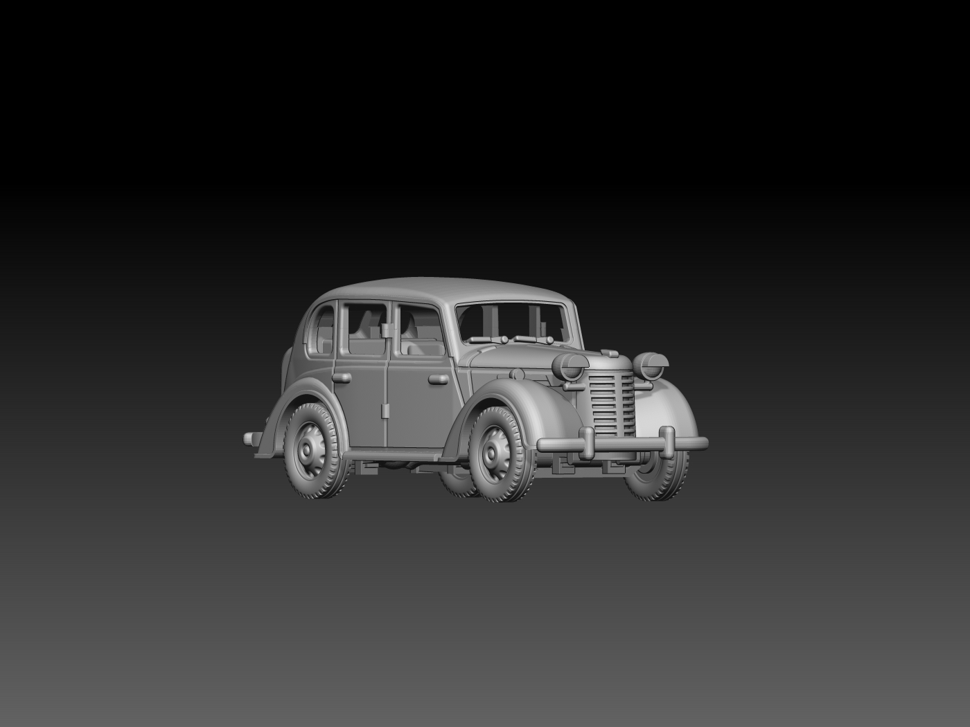 HINODE 1/144 レジンキット 未塗装 WW2 イギリス軍 オースチン 10HP 軍用車両 - 画像 (2)
