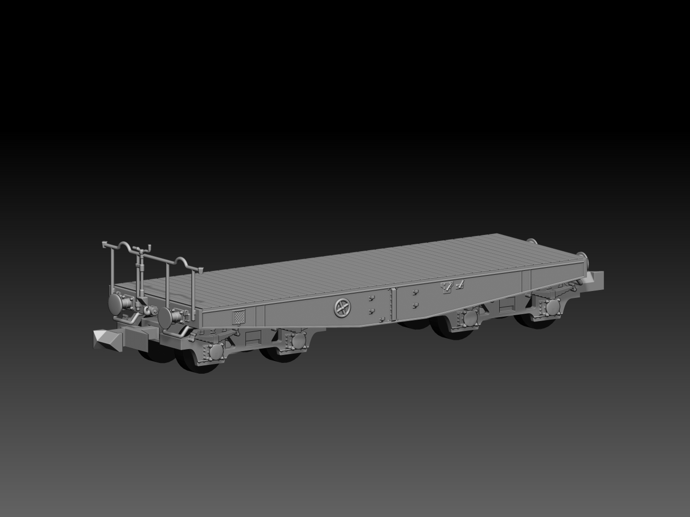 HINODE Nゲージ化 1/150 レジンキット 未塗装 WW2 ドイツ軍 SSy 重平貨車 A Schwerer Plattformwagen SSy
