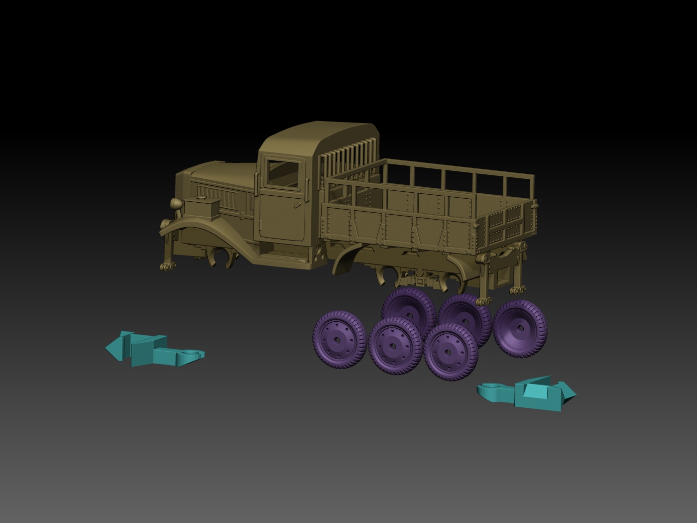 HINODE Nゲージ化 レジンキット 未塗装 WW2 日本陸軍 一〇〇式鉄道牽引車 無動力仕様 - 画像 (4)
