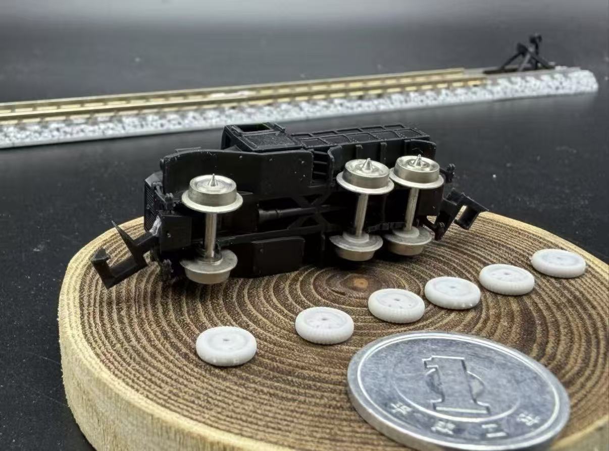 HINODE Nゲージ化 レジンキット 未塗装 WW2 日本陸軍 一〇〇式鉄道牽引車 無動力仕様 - 画像 (5)